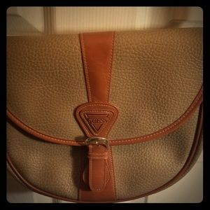 GENTLY USED BROWN AND TAN GUESS PURSE